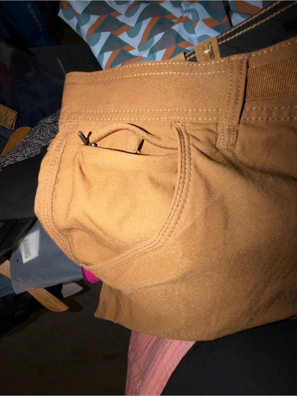 Prana Men's Brown Chinos with Drawstring Waist